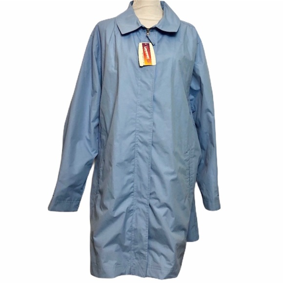 white stag raincoat